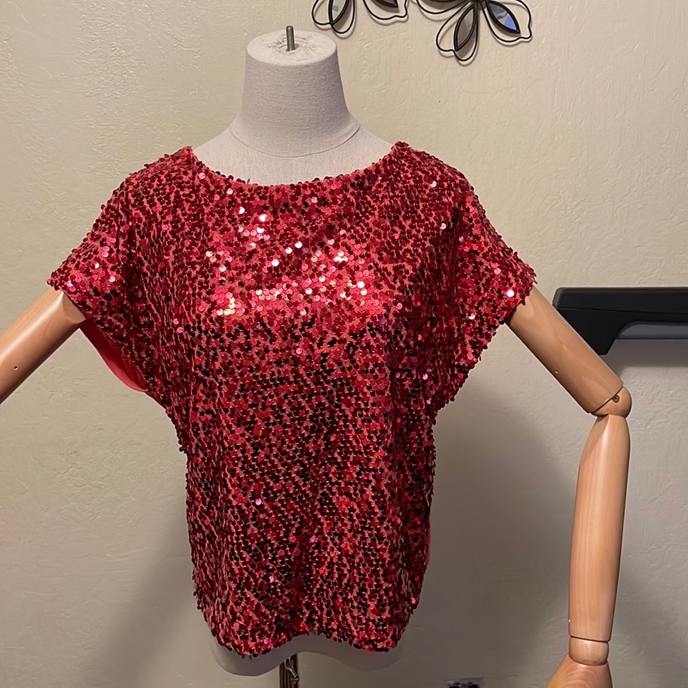 Jennifer Lopez Sequin Top ~ Size XS